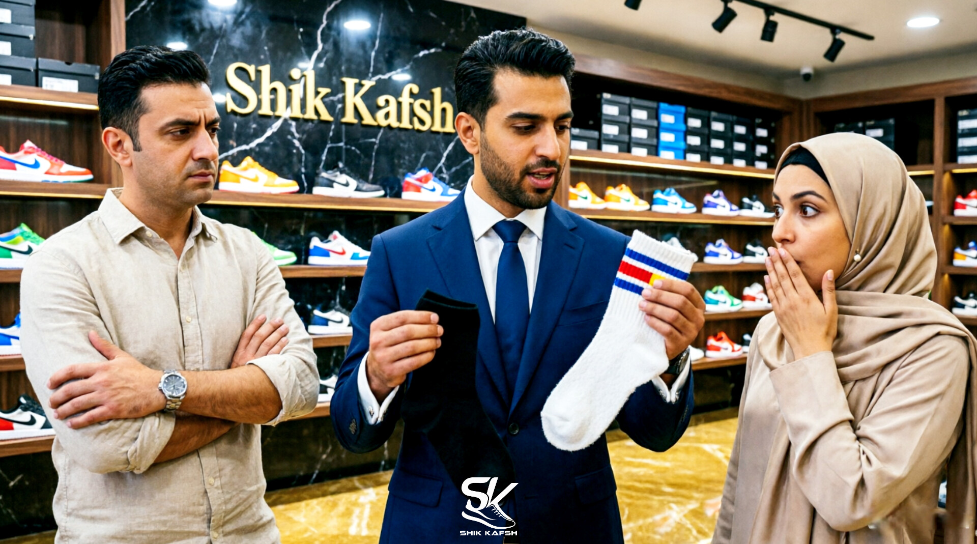 ۵. جوراب نامناسب می‌تواند استایل را خراب کند